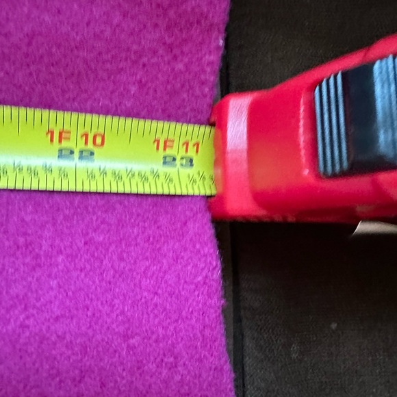 Metrostyle  Pink Pea Coat. Doublee Breasted. Large Cuffed & Buttons Sleeve Sz 8 - Picture 14 of 15